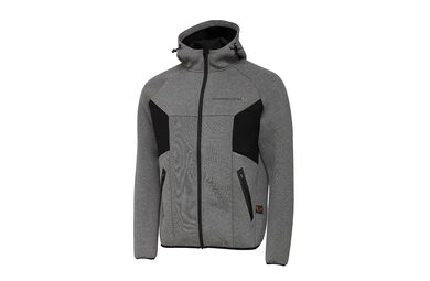 Savage Gear Mikina Tec-Foam Zip Hoodie Dark Grey Melange