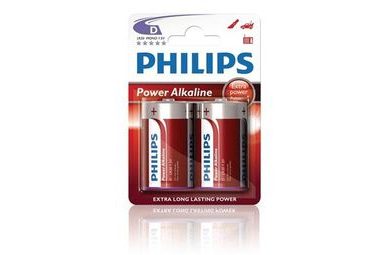 Philips Baterie PowerLife D LR20P2B/10 2ks (buřty)