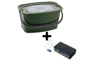 Giants fishing Nádoba na živé návnady 7 litrov + vzduchovaní zadarmo!!!