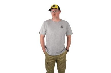 Black Cat Triko Grey Marl T-Shirt
