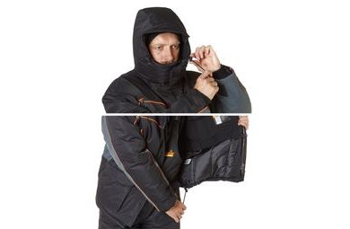 Quantum Dětský Zimní oblek Winter Suit Kids černá/šedá