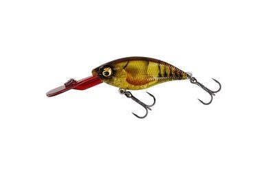 Westin Wobler BuzzBite Crankbait Suspending Clear Brown Craw 