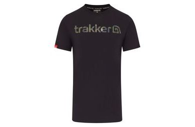 Trakker Tričko CR Logo T-shirt Black Camo