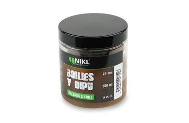 Nikl Boilies v dipe Calanus & Krill 250ml