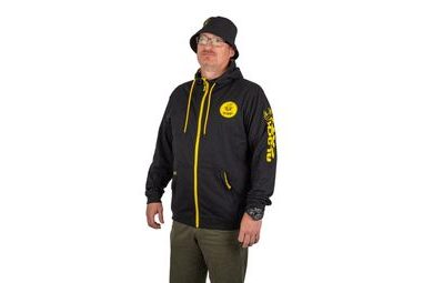 Black Cat Mikina Black Zipped Hoody