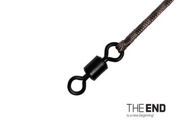 Delphin Návazec The End Leadcore + swivel 3ks 1m