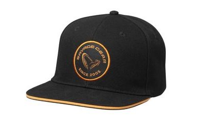 Savage Gear Šiltovka Badge Flatbill Cap Black Orange