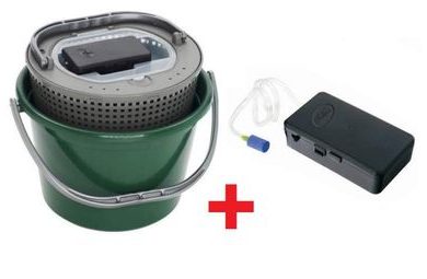 Plastilys Nádoba na živé návnady 18L + vzduchovaní zadarmo!!