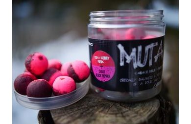 G.B.U. Boilies Mutant Strawberry Punk + Chilli + Black Pepper 130g