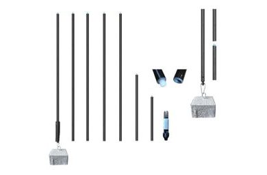 Daemons Sklopná tyčová bójka 05 R1 s LED elektronikou a s betonovou kotvou