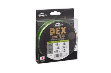 Berkley Šňůra DEX Braid x8 Chartreuse 150m