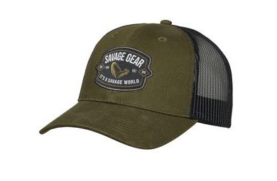 Savage Gear Šiltovka Badge Trucker Cap Zelená
