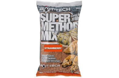 Bait-Tech Krmná zmes Super Method Mix Strawberry 2kg