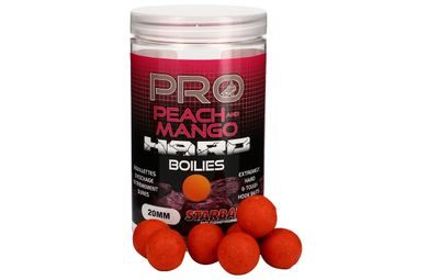 Starbaits Boilie Hard Probiotic Peach & Mango 200g
