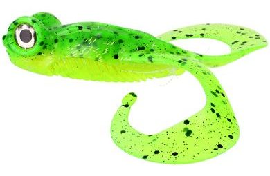 Gunki Gumová nástraha Bull Frog Lime Chart Pepper