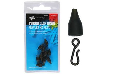 Giants fishing Rýchlovýmenný klip s prevlekom Turbo Beads 10ks