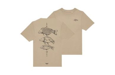 Giants fishing Tričko dětské béžové Tři kapři