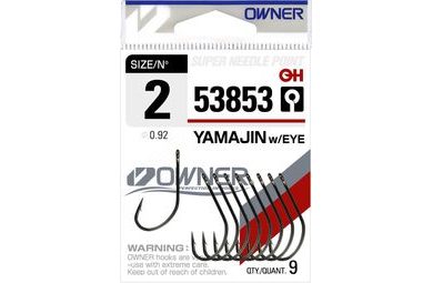 Owner Háčiky na zubáče s očkom Yamajin 53853