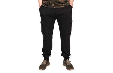 Fox Tepláky LW Black / Camo Combat Joggers