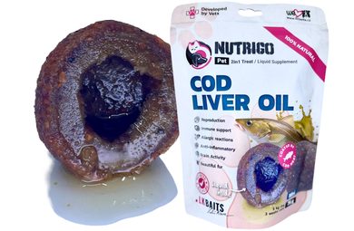 LK Baits Pet Doplněk stravy Nutrigo Dog Supplement Cod Liver Oil