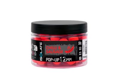 Shimano Boilies Isolate Pop-Up Chilli Sausage fluo Red