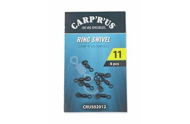Carp´R´Us Obratlík s kroužkem Swivel Ring vel.11 8ks