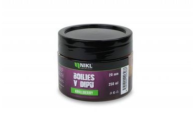 Nikl Boilies v dipe Krill Berry 250g