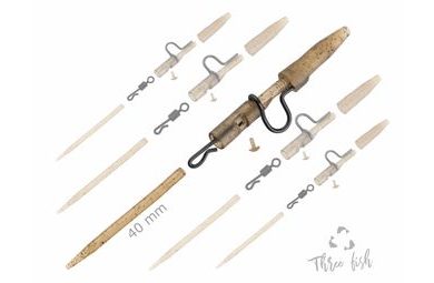 Zfish Závěsky Heavy Duty Clip Complete Pin Set 40mm