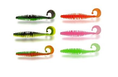 Magic Trout Gumová nástraha T-Worm Twister 1,5g 5,5cm Sýr 6ks