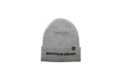 Savage Gear Zimní čepice Fold-up Beanie One Size Light Grey Melange