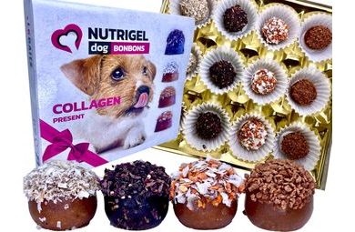 LK Baits Pet Kolagénová bonboniéra Nutrigel Collagen Bonbons Small pre menšie psy 75g