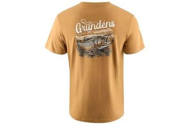 Grundéns Tričko Leroy Brown SS T-Shirt Whiskey
