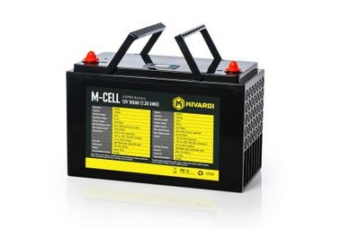 Mivardi Baterie M-CELL LiFePO4 12V 100Ah + 20A nabíječka