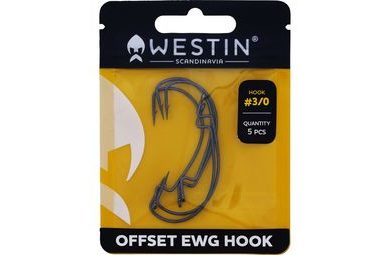 Westin Háčik Offset EWG Hook Black Nickel