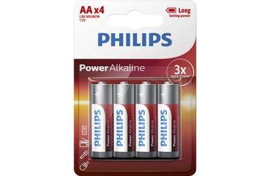 Philips Baterie Powerlife tužková LR6 AA 4ks