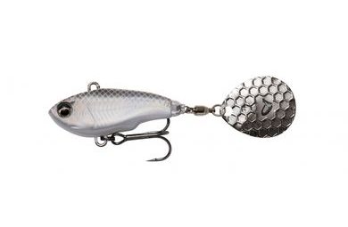 Savage Gear Wobler Fat Tail Spin Sinking White Silver