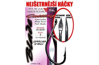 Awa-S Háčiky Cutting Blade 5370 Black Nickel 10ks