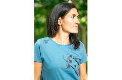 Fox Tričko Black / Camo Logo T-Shirt