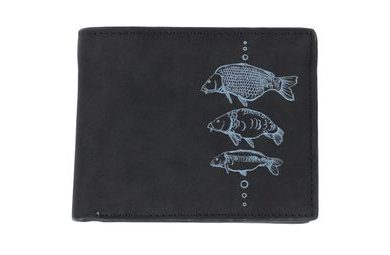 Giants fishing Peňaženka tri kapry Black Wallet Three Carps čierna