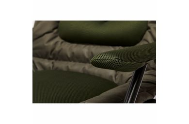 Trakker Křeslo komfortní s područkami Levelite Camo Longback Recliner