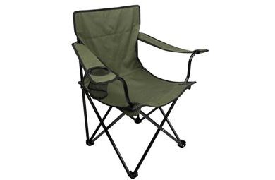 Mikado Křeslo skládací s područkami zelené
