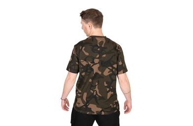 Fox Tričko Black / Camo Logo T-Shirt