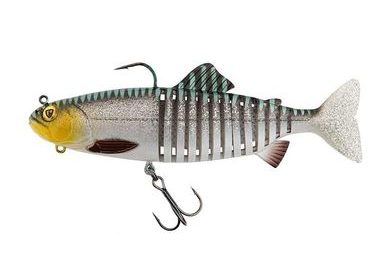 Fox Rage Gumová nástraha Replicant Jointed Silver Halo