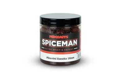 Mikbaits Boilie v dipu Spiceman 250ml