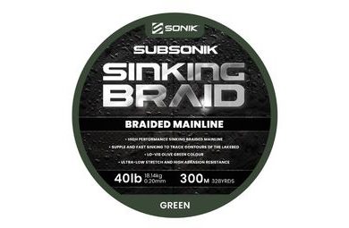 Sonik Šňůra Subsonik Sinking Braid 0,20mm 40lb 300m