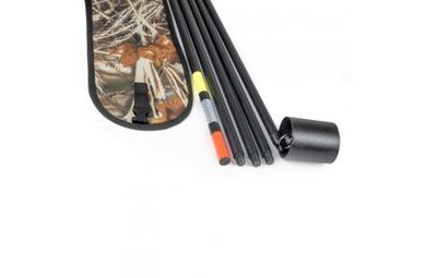 Mikbaits Tyčová bójka 5m (šroubovací spoje) Combo + pouzdro a závaží
