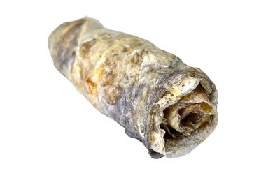 LK Baits Pet Luxusní rybí croissant z kůže okouníka 1ks