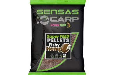 Sensas Pelety Super Feed Fishy Hemp 650g