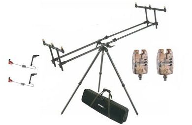 Mivardi Stojan Tripod Premium + ZDARMA 2 x Hlásič EASY Camo a 2 x Swing EASY