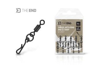 Delphin Obratlík s kroužkem a rychloklipem TheEND Q-Cast 10ks